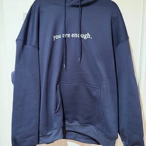 You Are Enough Navy Blue Live 2 Live Hoodie